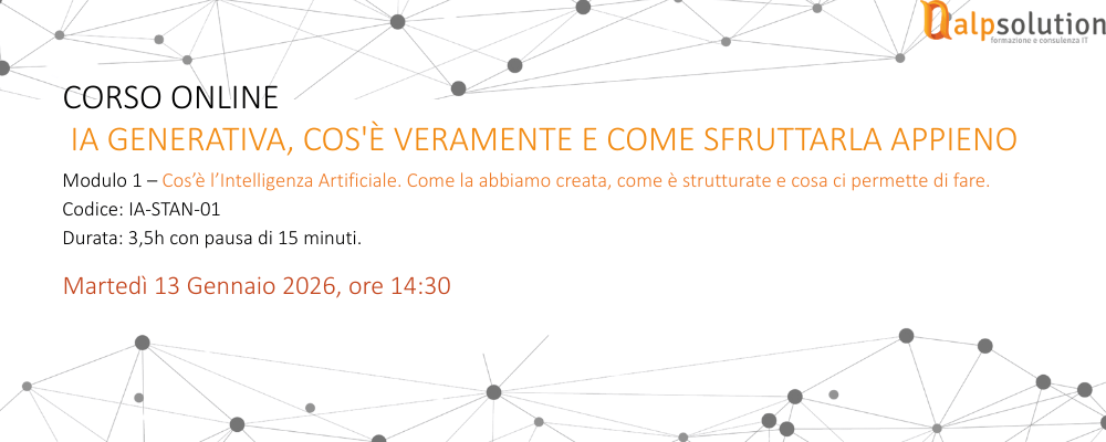CORSO IA GENERATIVA